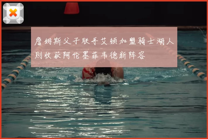 詹姆斯父子联手艾顿加盟骑士湖人则收获阿伦墨菲韦德新阵容
